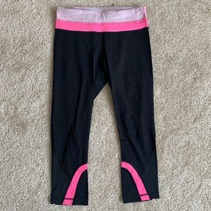 Lululemon Leggings Black/Pink